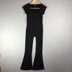 NWT Black Full Body Bodysuit Leotard Jumpsuit Size Small